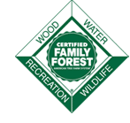 Certified Family Forest. Wood. Water. Recreation. Wildlife